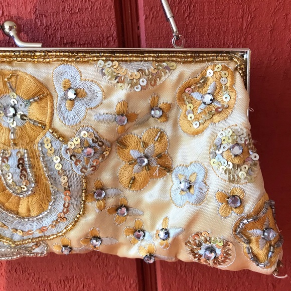 DONATING 8/1! | New York & Co. | gold clutch purse - Picture 7 of 8